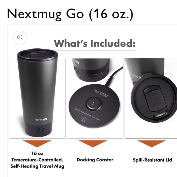 Nextmug Go Slate Blue Travel Mug Tumbler 16oz - Picture 17 of 17